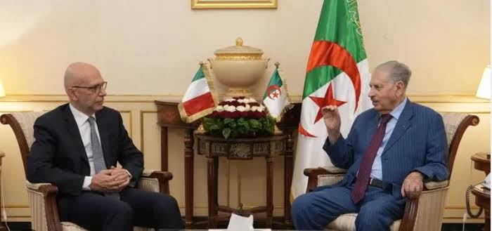 رئيس مجلس الأمة يستقبل سفير إيطاليا بالجزائر