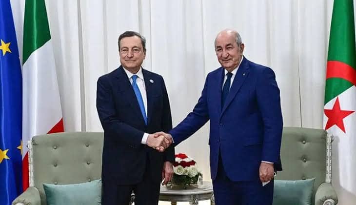 En visite en Algérie ce lundi : Mario Draghi annonce un nouvel accord gazier entre la Sonatrach et ENI