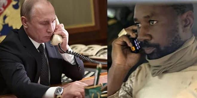 Mali : Assimi Goïta s’entretient par téléphone avec Vladimi Poutine