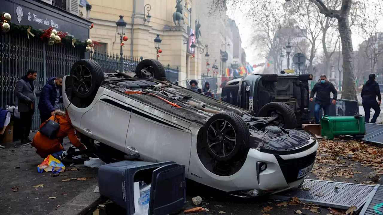 Violents affrontements entre policiers et Kurdes à Paris