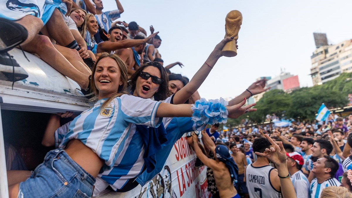 Qatar 2022:  Quatre millions d’Argentins dans les rues