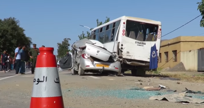 Guelma: 13 blessés dans un violent accident