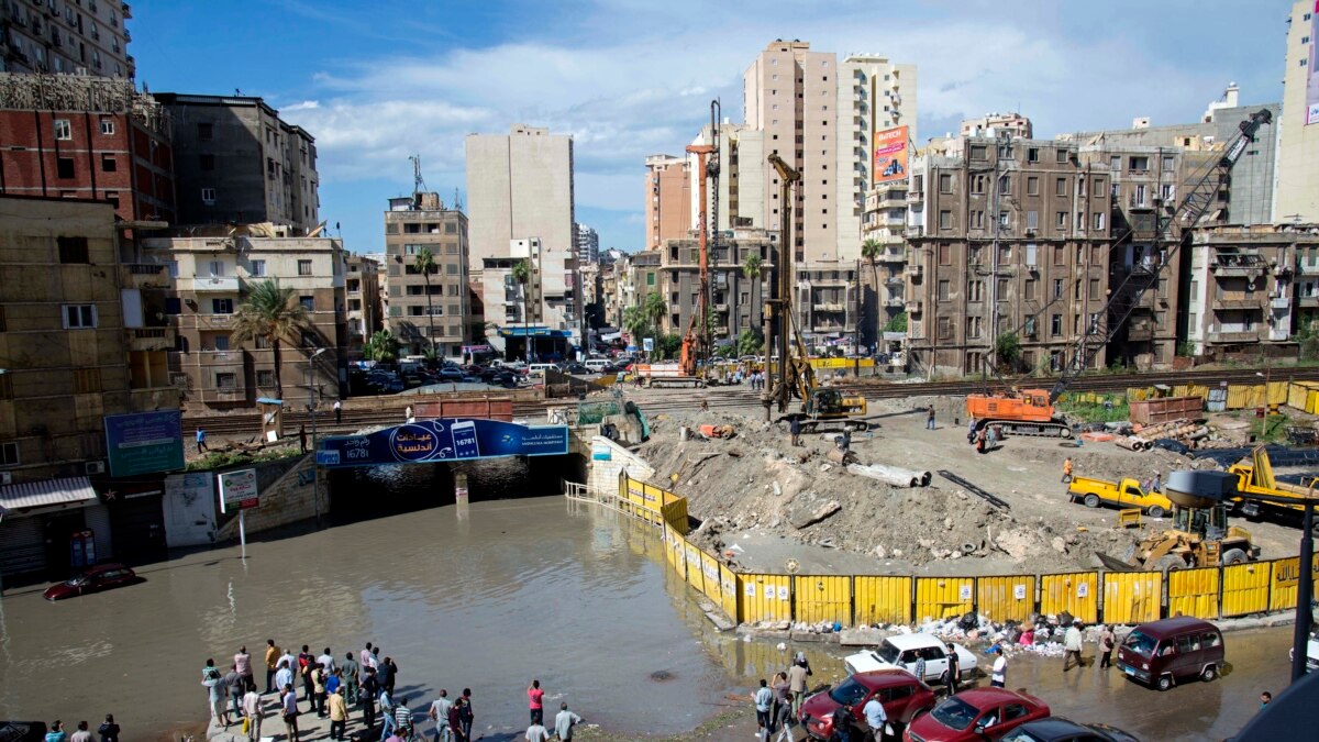 Intempéries: Alexandrie complètement inondée