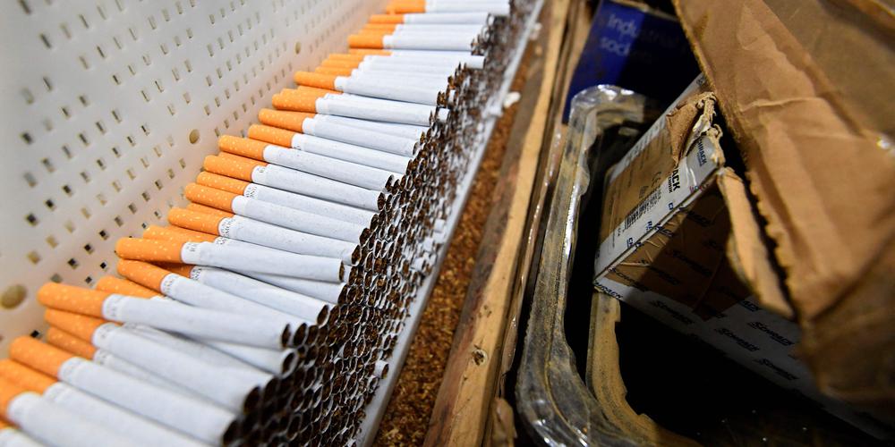 La plus grande fabrique de cigarettes de contrefaçon en France démantelée