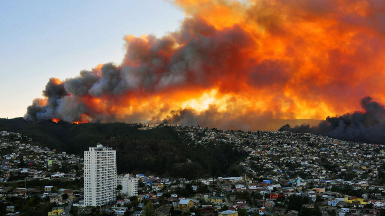 Treize morts dans 204 incendies de forêt au Chili