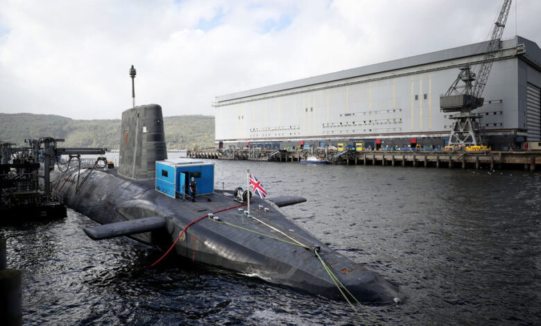 Scandale en Angleterre: La glu pour réparer un sous-marin