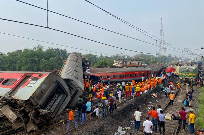 Accident de train en Inde : Le bilan atteint 288 morts