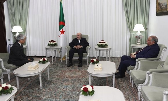 Le président de la République reçoit l’ambassadeur du Japon en Algérie  